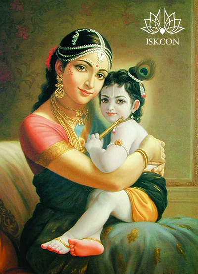 Мама Яшода и маленький Кришна