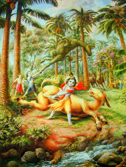 Баларама и Дхенакасура