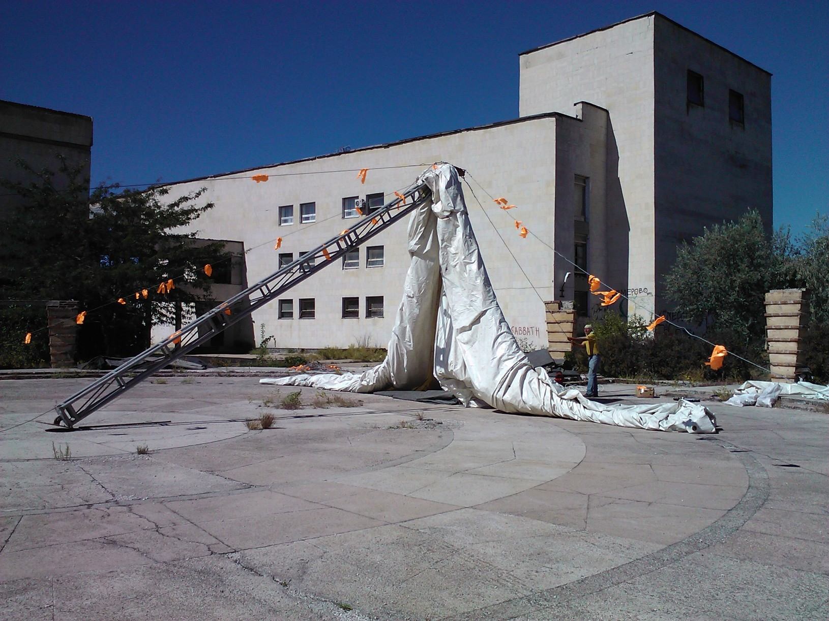 Бхакти-Сангама — фото малого пандала в этом году
