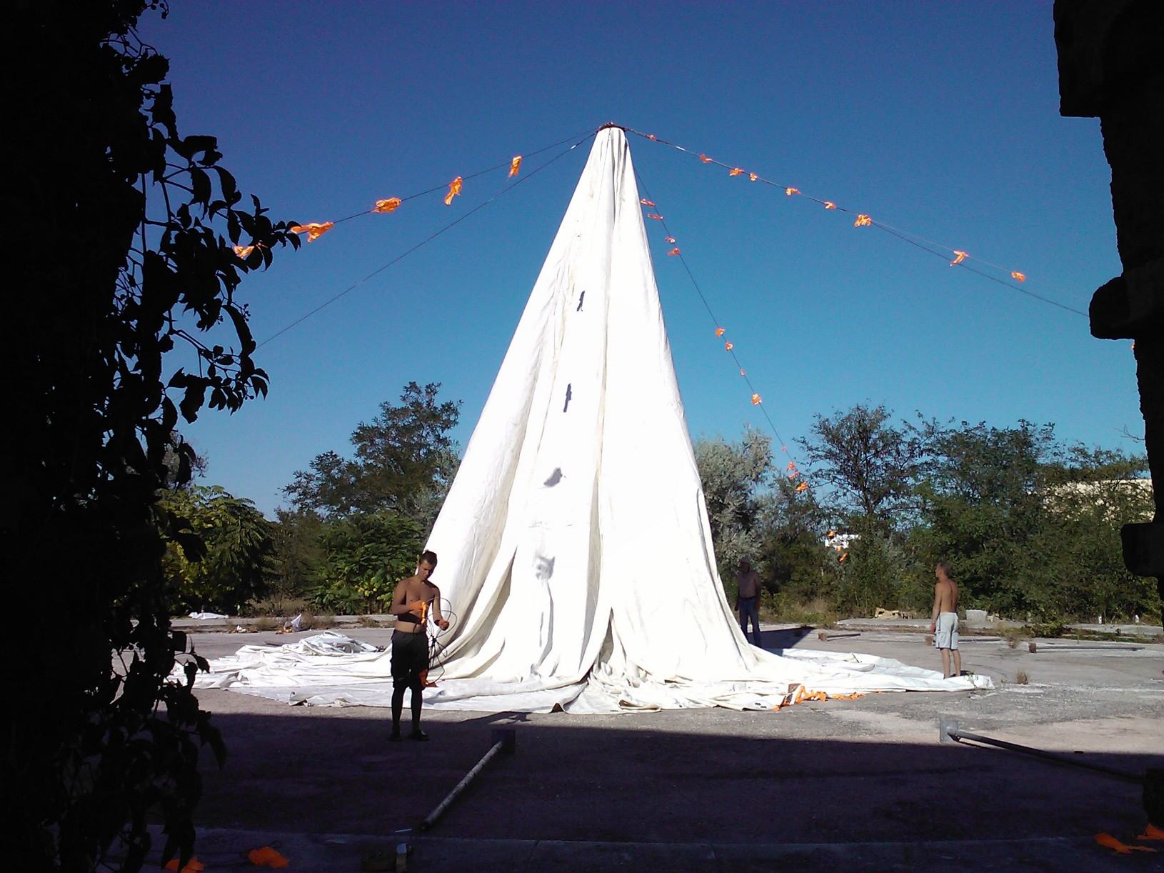 Бхакти-Сангама — фото малого пандала в этом году