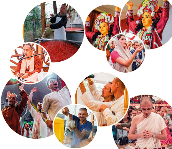 Бхакти-Сангама — этапы развития