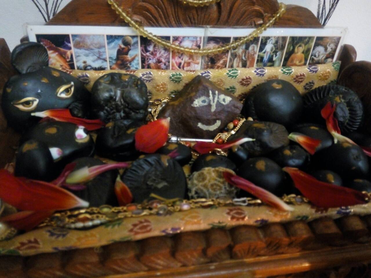 151 04 salagram sila in Karuna Bhavan