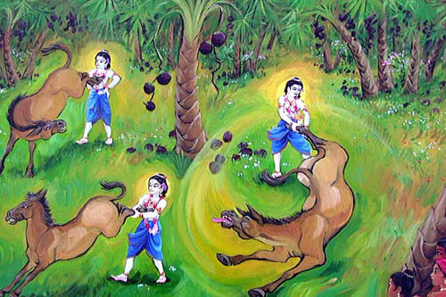 Игра Господа Баларамы и Дхенукасура