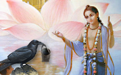 Нитьянанда и ворона Нитьянанда и ворона