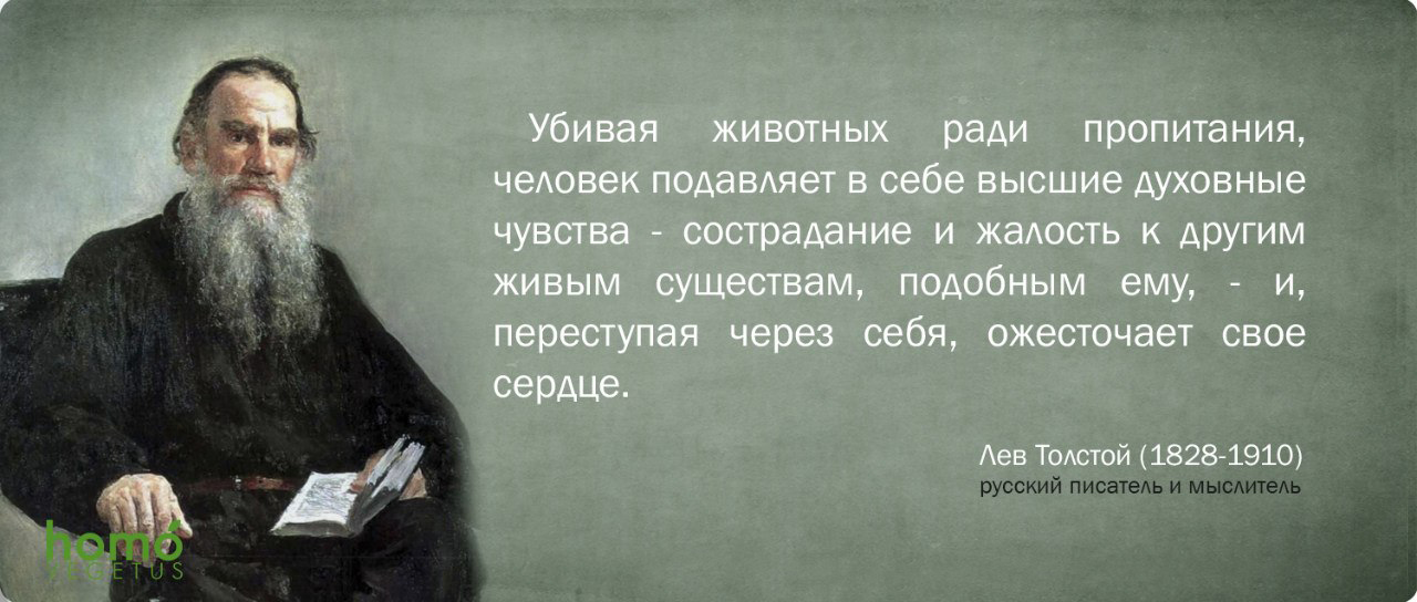 История Вегетарианства в Европе XIX ст  и Лев Толстой