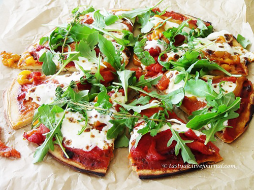 Пицца из нутовой муки