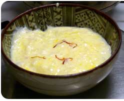 Сладкий рис в молоке