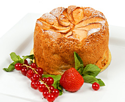 Яблочное пирожное