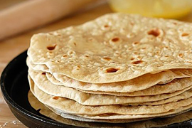 Пресные лепешки на сковороде
