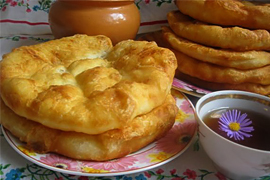 Пышные лепёшки без дрожжей
