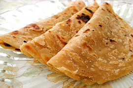 Слоёные лепёшки на сковороде