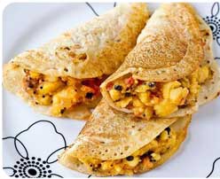 Блины с картофельной начинкой