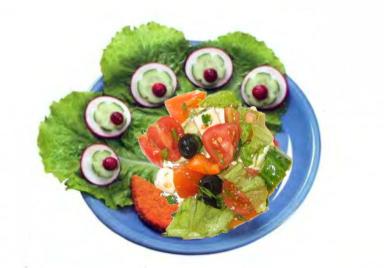 Вегетарианские рецепты: украшение блюд -  