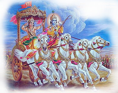  Арджуна и Кришна - общение с Богом